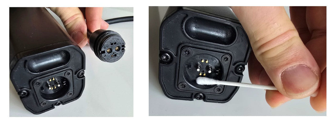 Reinigen der Kontakte